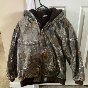 Boys Carhartt Camo Work Jacket